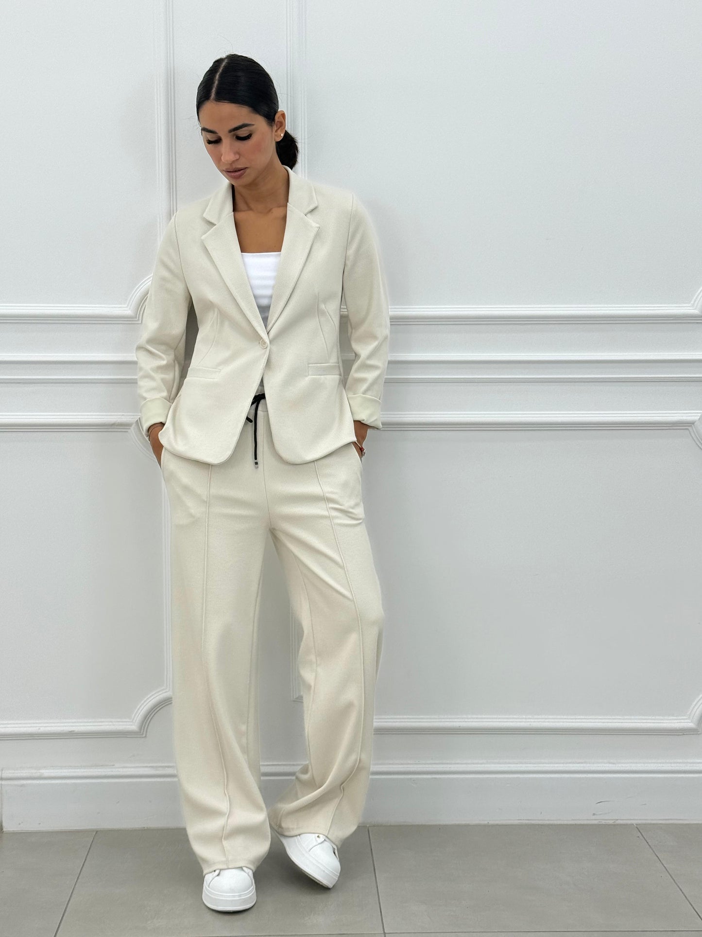 Women's Two-Piece Blazer and Long Pants