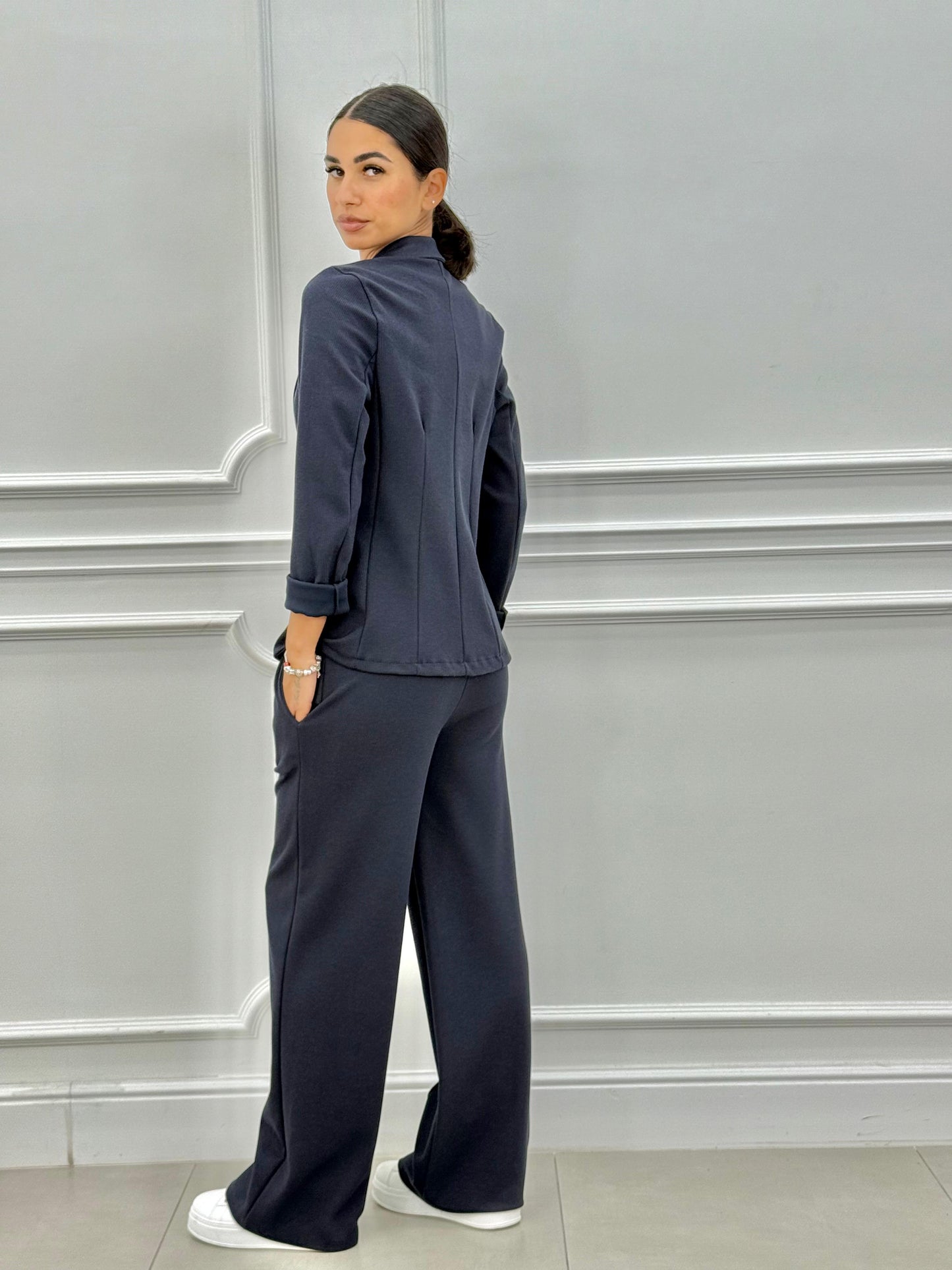 Women's Two-Piece Blazer and Long Pants