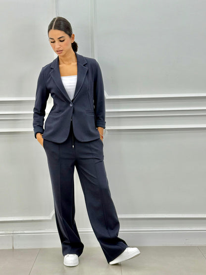 Women's Two-Piece Blazer and Long Pants