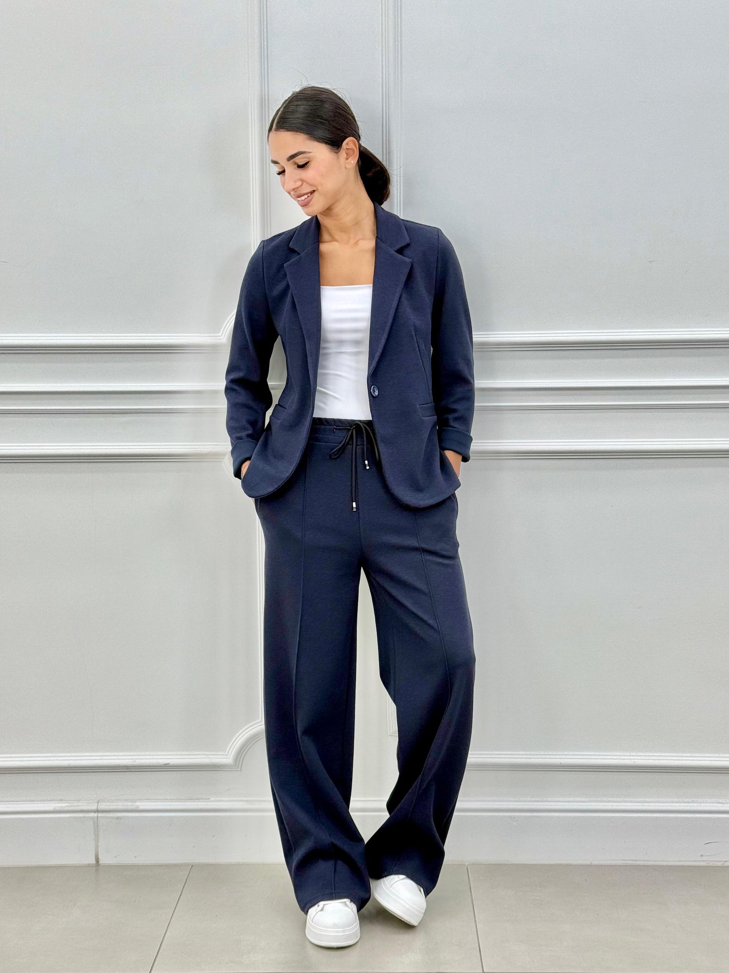 Women's Two-Piece Blazer and Long Pants
