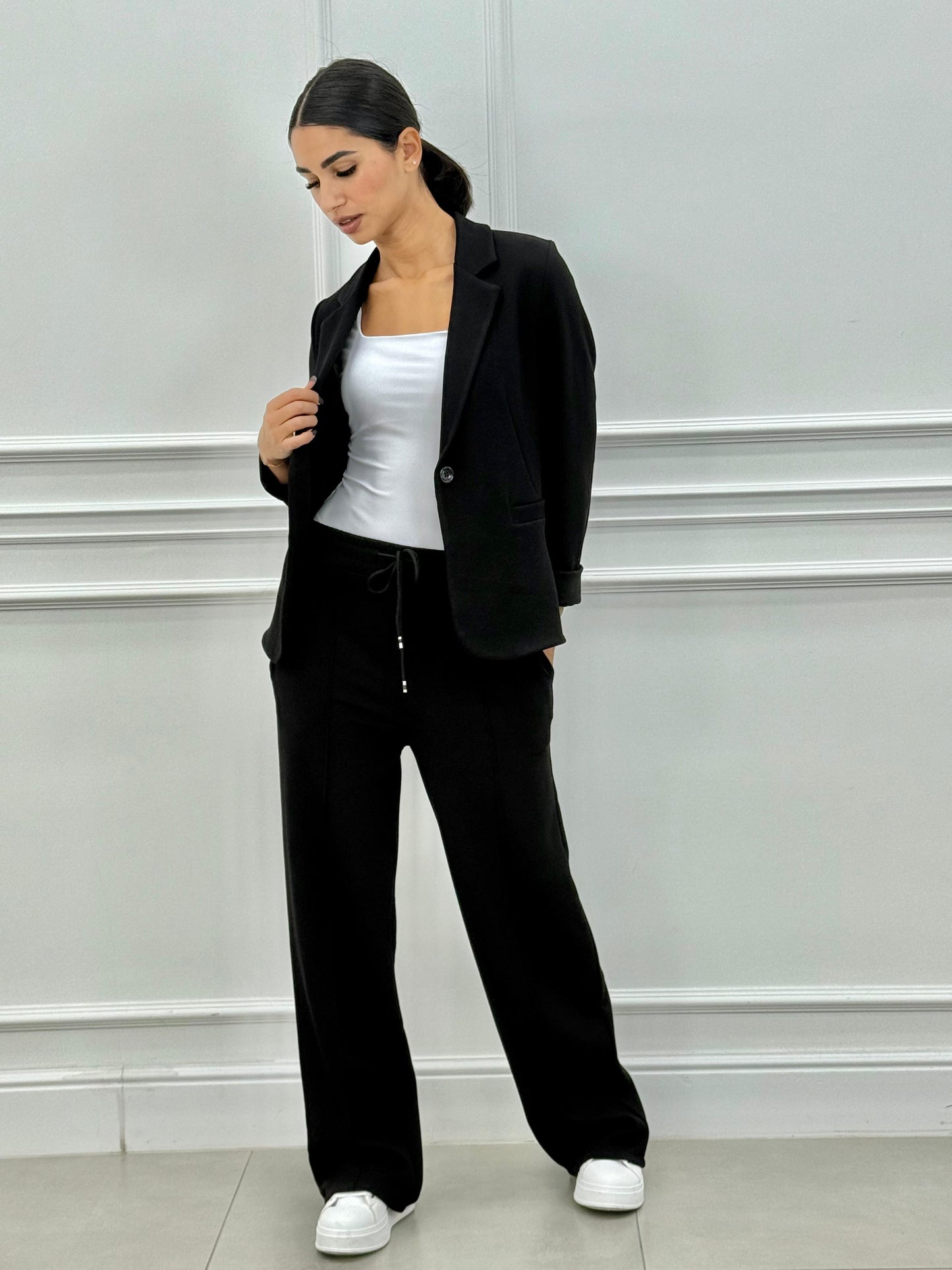 Women's Two-Piece Blazer and Long Pants