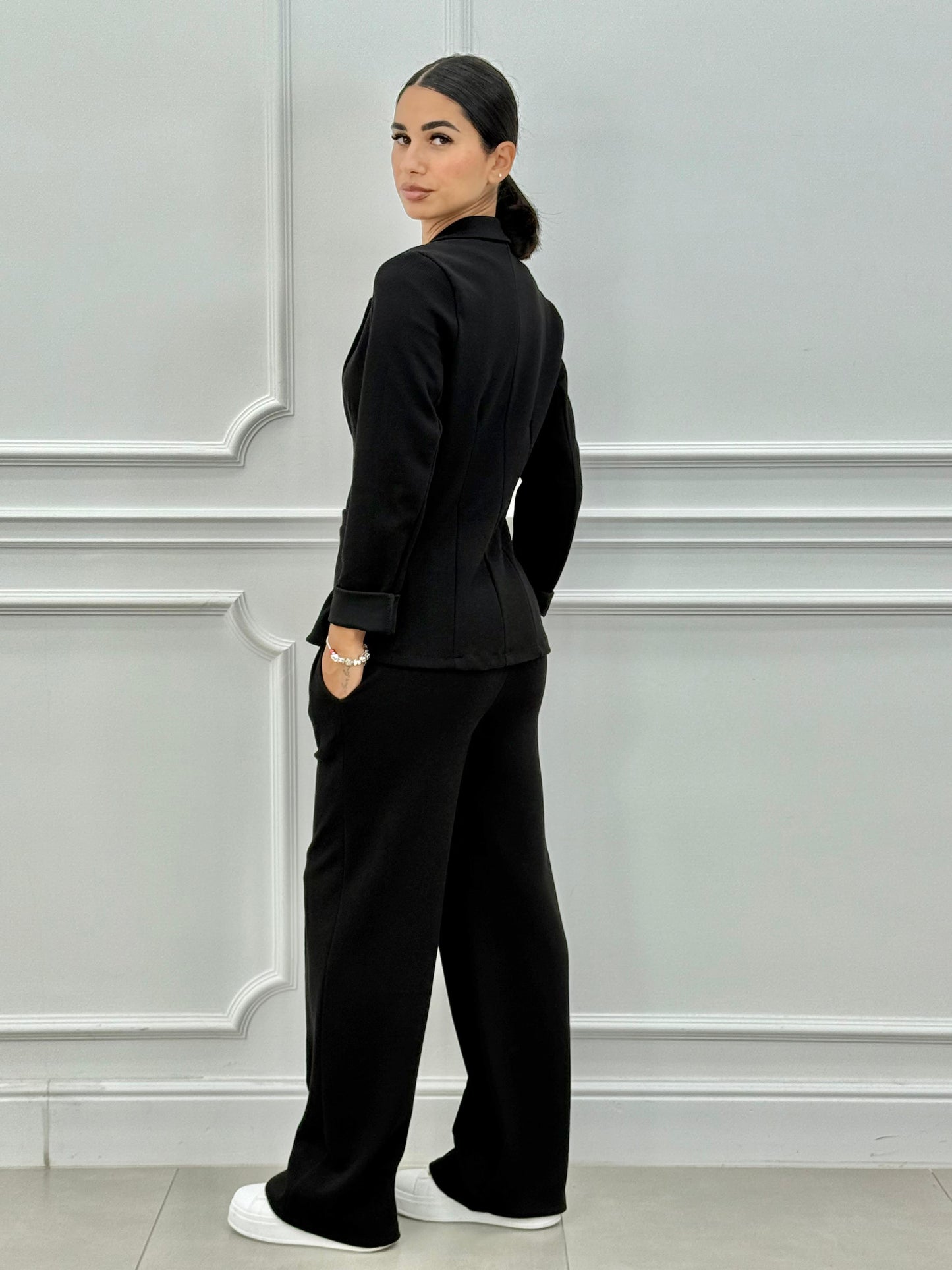 Women's Two-Piece Blazer and Long Pants