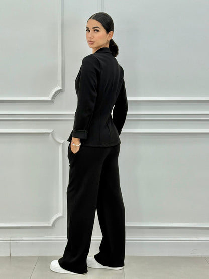 Women's Two-Piece Blazer and Long Pants