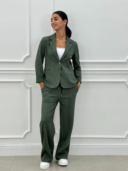 Women's Two-Piece Blazer and Long Pants