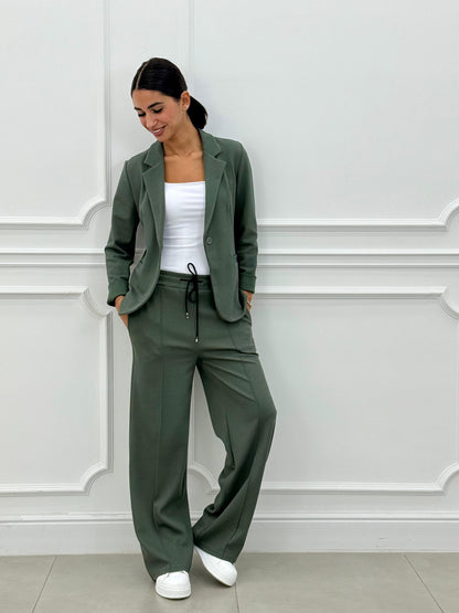 Women's Two-Piece Blazer and Long Pants