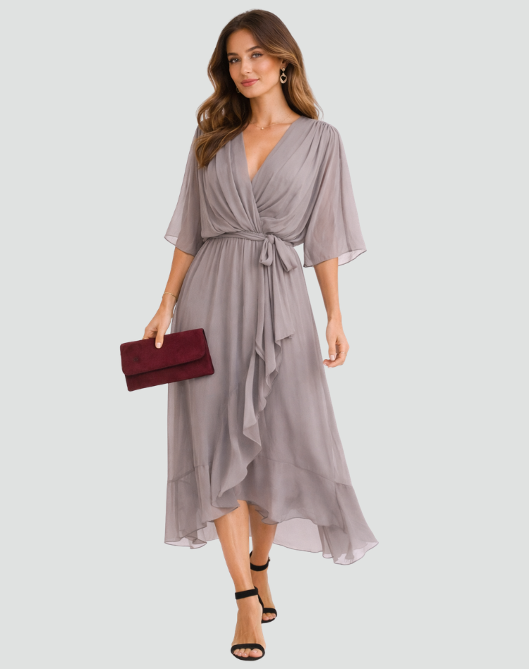 Luftiges Sommerkleid für Damen in langer Passform
