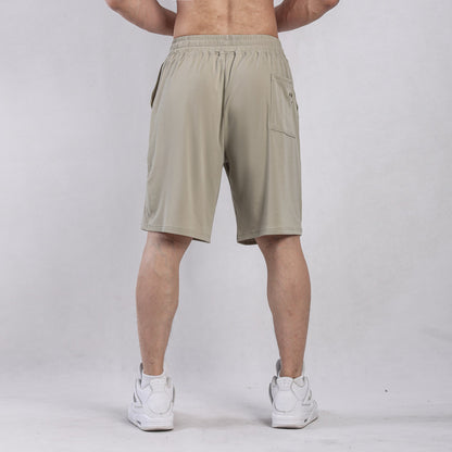 Herren Sommer-Sportshorts, Lockere Passform, Risse, Mittellang