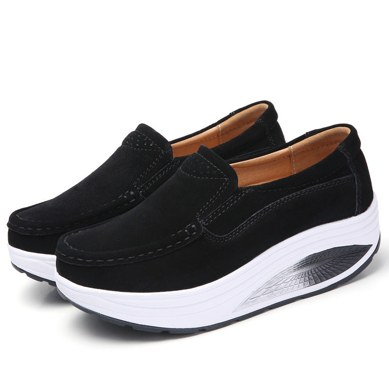 Damen-Plateau-Keil-Slipper Für Draußen
