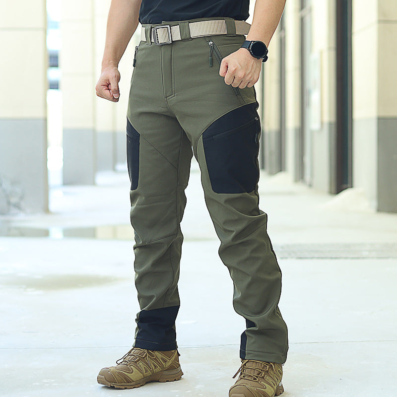 Men's Tactical Work Pants, Softshell, Multiple Pockets