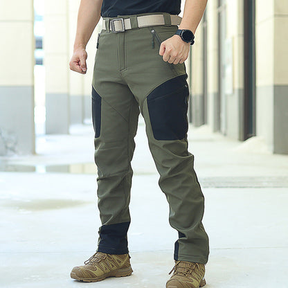 Men's Tactical Work Pants, Softshell, Multiple Pockets