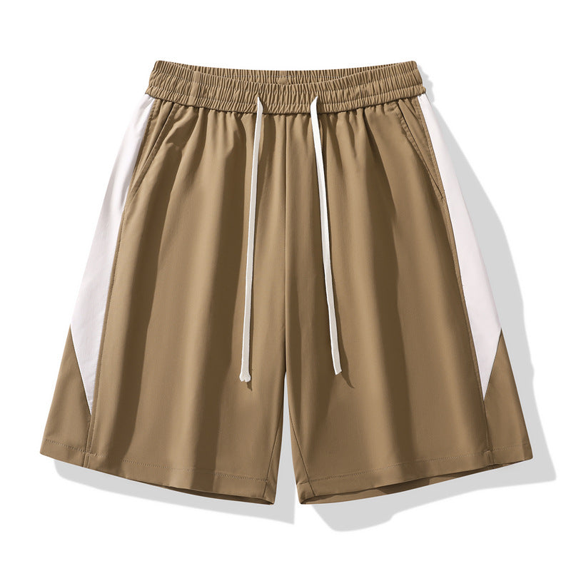 Herren Sommer-Sportshorts, Leicht, Locker Geschnitten, Gerader Schnitt, Mikro-Elastik