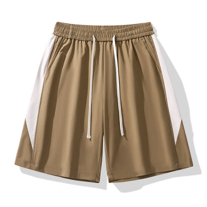 Herren Sommer-Sportshorts, Leicht, Locker Geschnitten, Gerader Schnitt, Mikro-Elastik