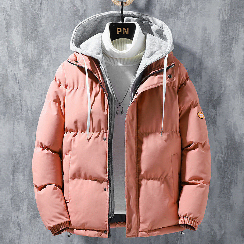 Herren Winter Steppjacke mit Frontreißverschluss und mehreren Farboptionen