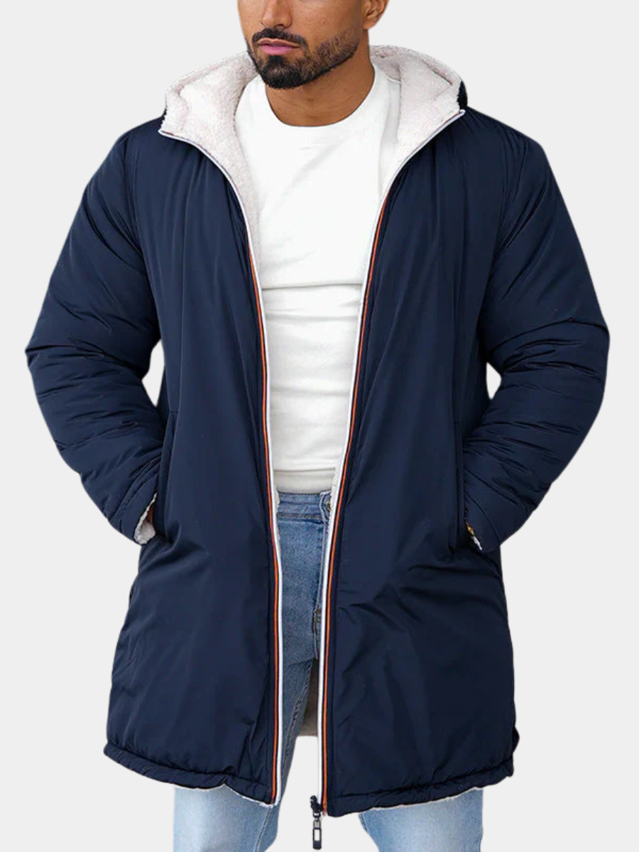 Leichte Herren-Wendejacke in der Vorderansicht