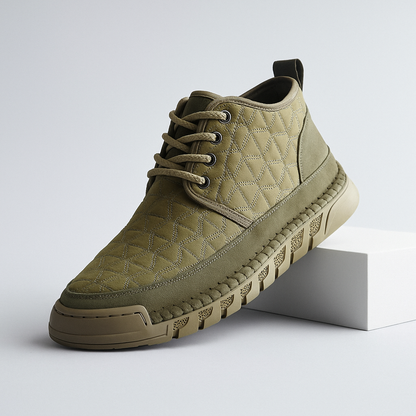 Herren-Steppschuhe mit Baumwollmischung-Sohle