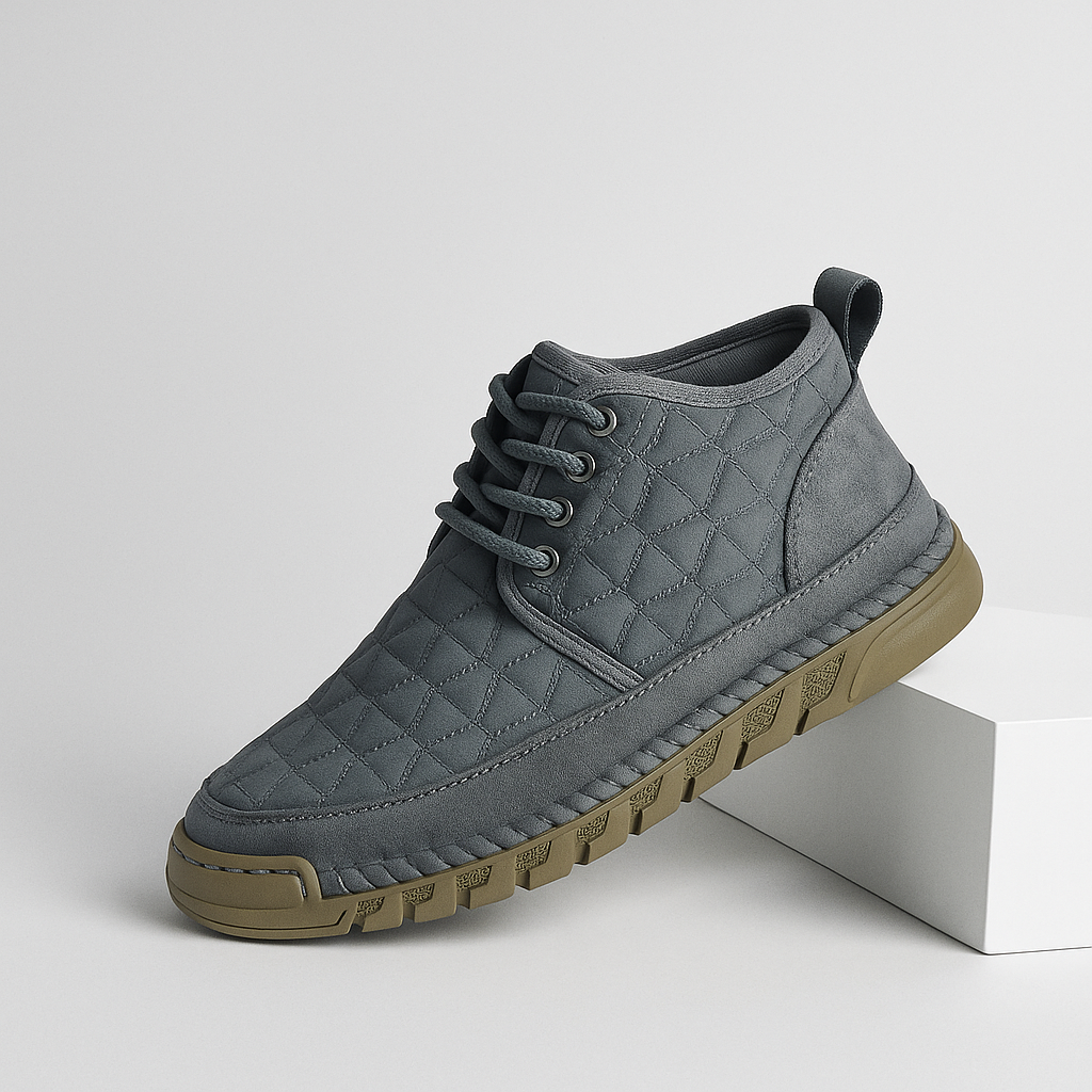 Herren-Steppschuhe mit Baumwollmischung-Sohle