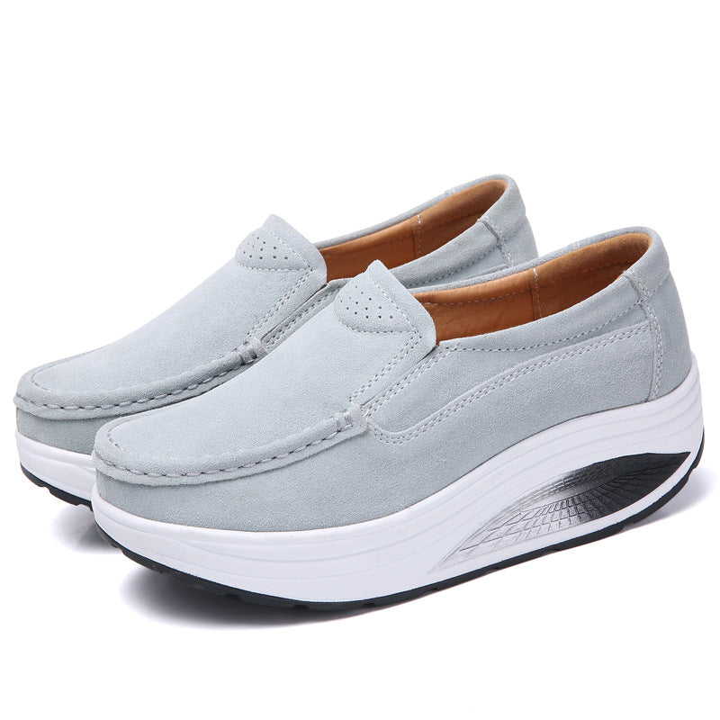 Damen-Plateau-Keil-Slipper Für Draußen