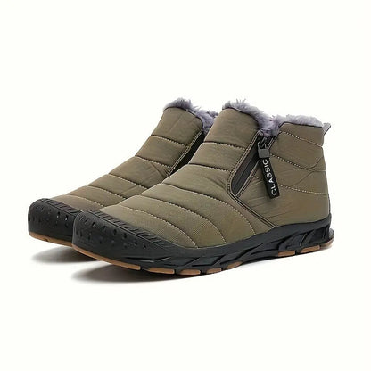 Women's Winter Boots with Fleece Lining Waterproof and Cold-Resistant