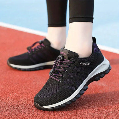Women's Orthopedic Sneakers with Breathable Mesh and Padded Sole