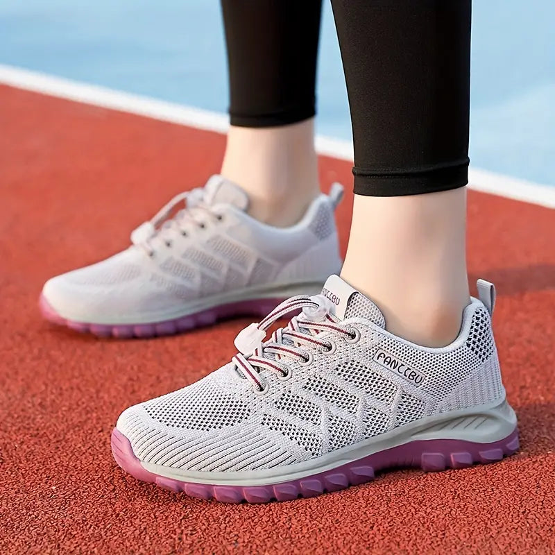 Women's Orthopedic Sneakers with Breathable Mesh and Padded Sole
