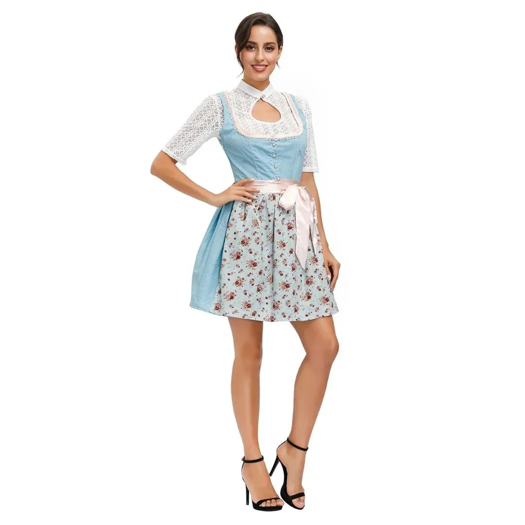 Bayerisches Damen-Trachtenkleid für Oktoberfest und Volksfest
