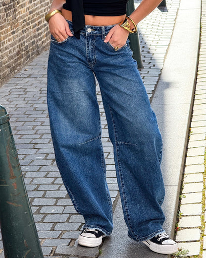 Women's Jeans Balloon Fit With Wider Leg