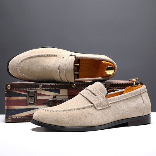 Herren Slip-On Loafer mit flachem Absatz und niedrigem Ausschnitt