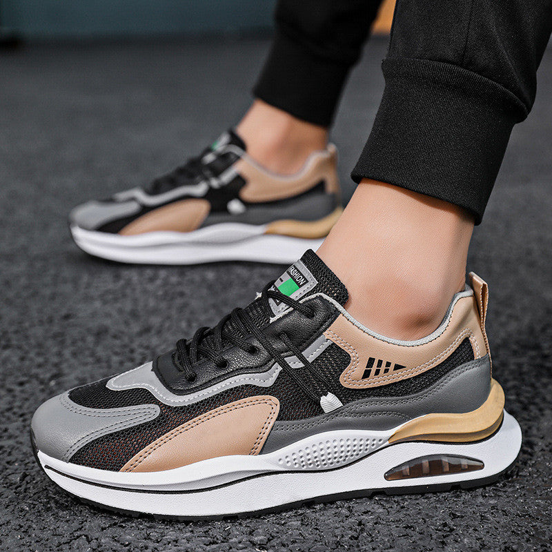 Damen-Plateau-Sportschuhe Mit Schnürung, Pvc-Gummisohle
