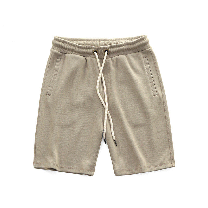 Herren Shorts aus Baumwollmischung – Gestricktes Design Lockerer Schnitt