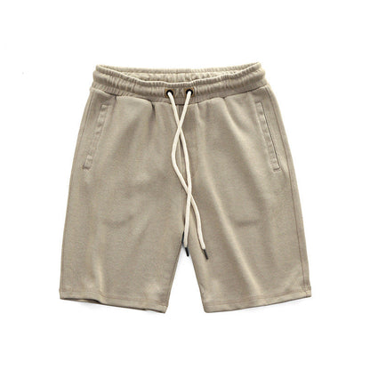 Herren Shorts aus Baumwollmischung – Gestricktes Design Lockerer Schnitt