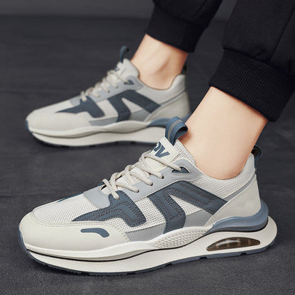 Damen-Plateau-Sportschuhe Mit Schnürung, Pvc-Gummisohle