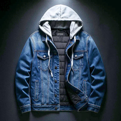 Herren Winterjacke Mit Verstärkten Nähten Und Isoliertem Innenfutter