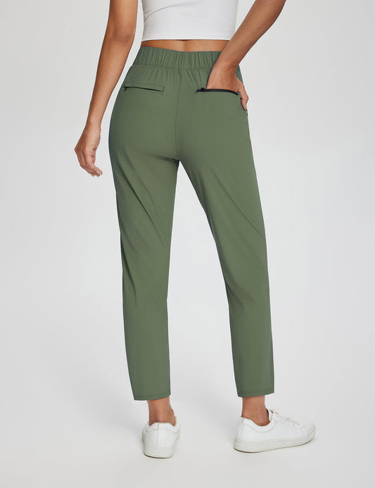 Damenhose Mit UPF 50+, High-Rise, Beinschlitz Und Mehreren Taschen