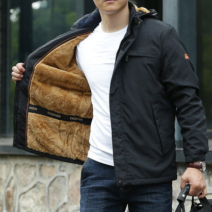 Men's Outdoor Quick-Drying Jacket with Zip Pockets