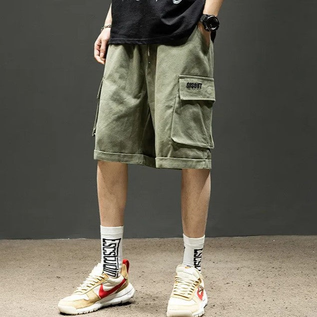 Herren Sommer-Cargo-Shorts mit lockerem Schnitt – Praktische Taschen