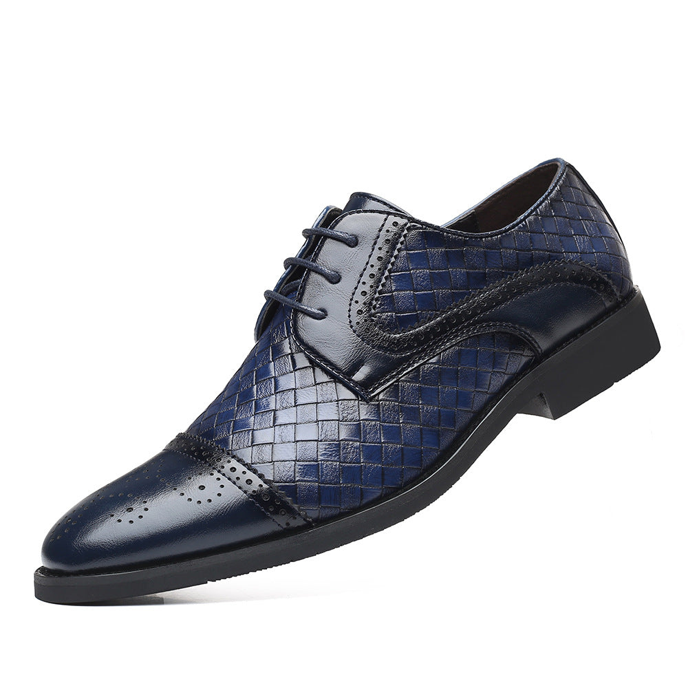 Herren Business Schnürschuhe mit Spitzkappe – Rutschfeste Sohle