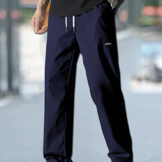 Lange, Gerade Geschnittene Sporthose Für Herren Mit Lockerer Passform