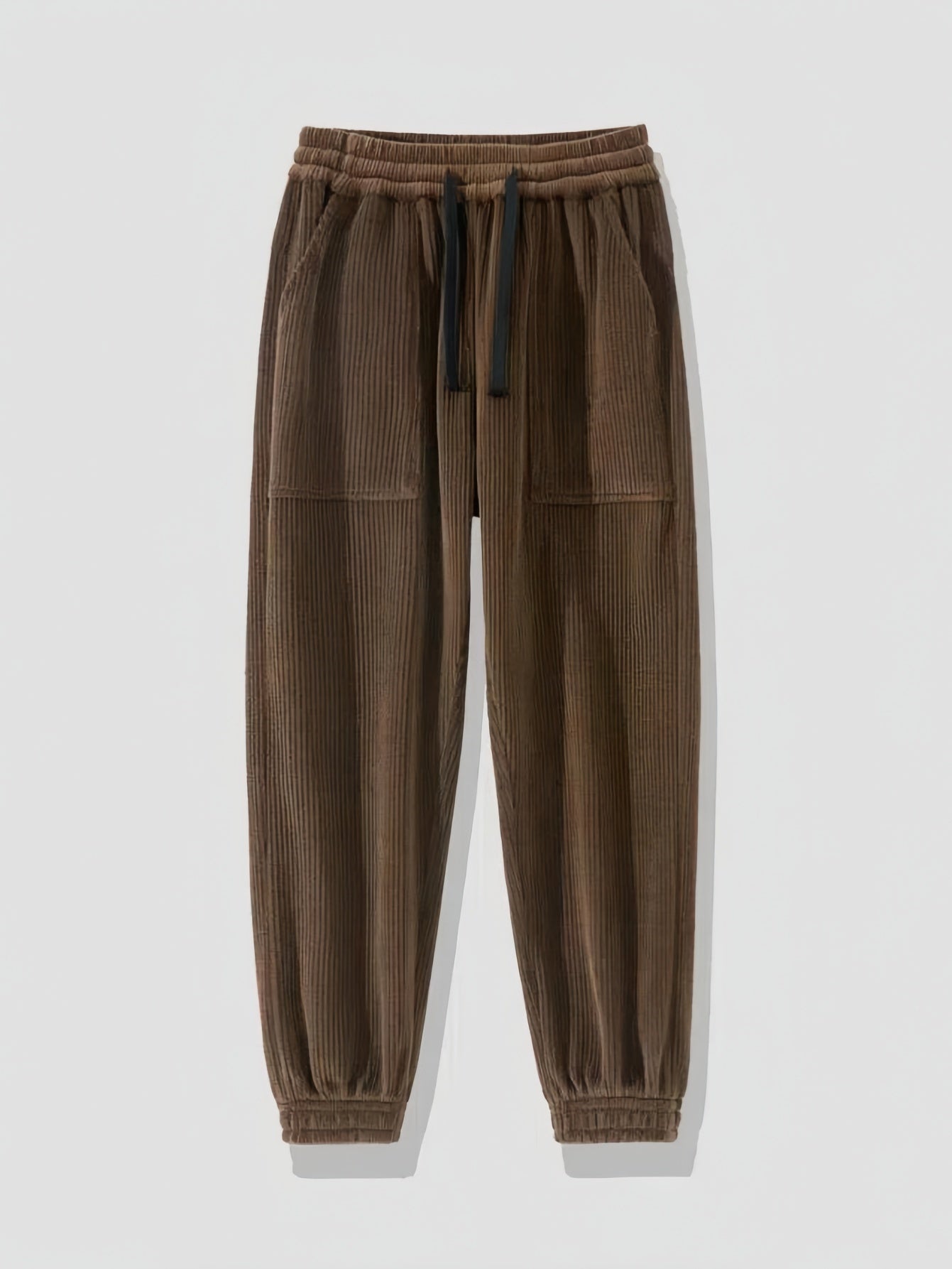 Herren Cordhose Mit Geradem Bein, Knitterfrei, Eng Anliegend, Mittelhoher Bund, Lange Hose