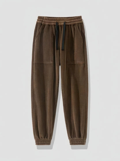 Herren Cordhose Mit Geradem Bein, Knitterfrei, Eng Anliegend, Mittelhoher Bund, Lange Hose