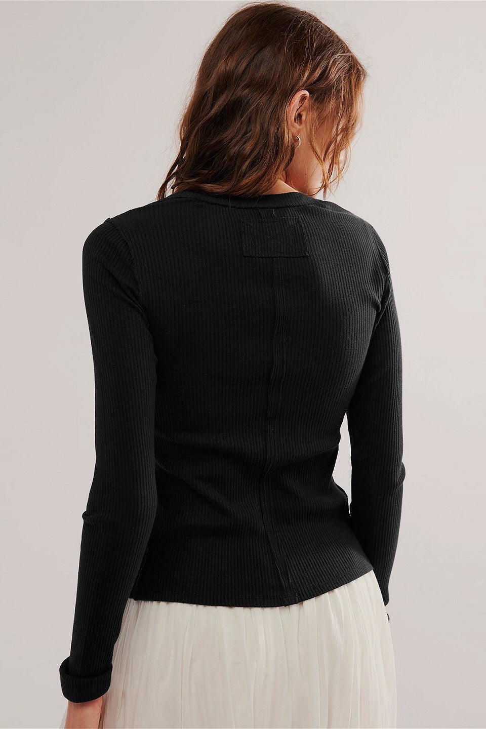 Taillierte Cardigan-Silhouette mit gerippter Struktur