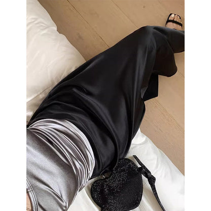 Women's High-Waisted Midi Skirt – Hip-Hugging
