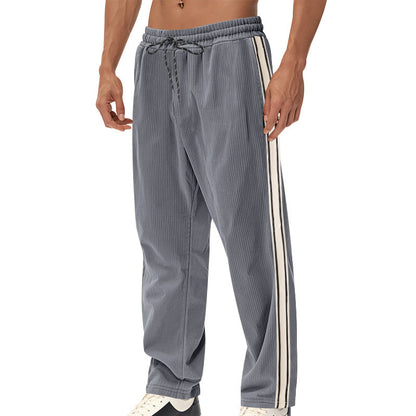Cordhose Für Herren Mit Geradem Bein Und Streifenmuster