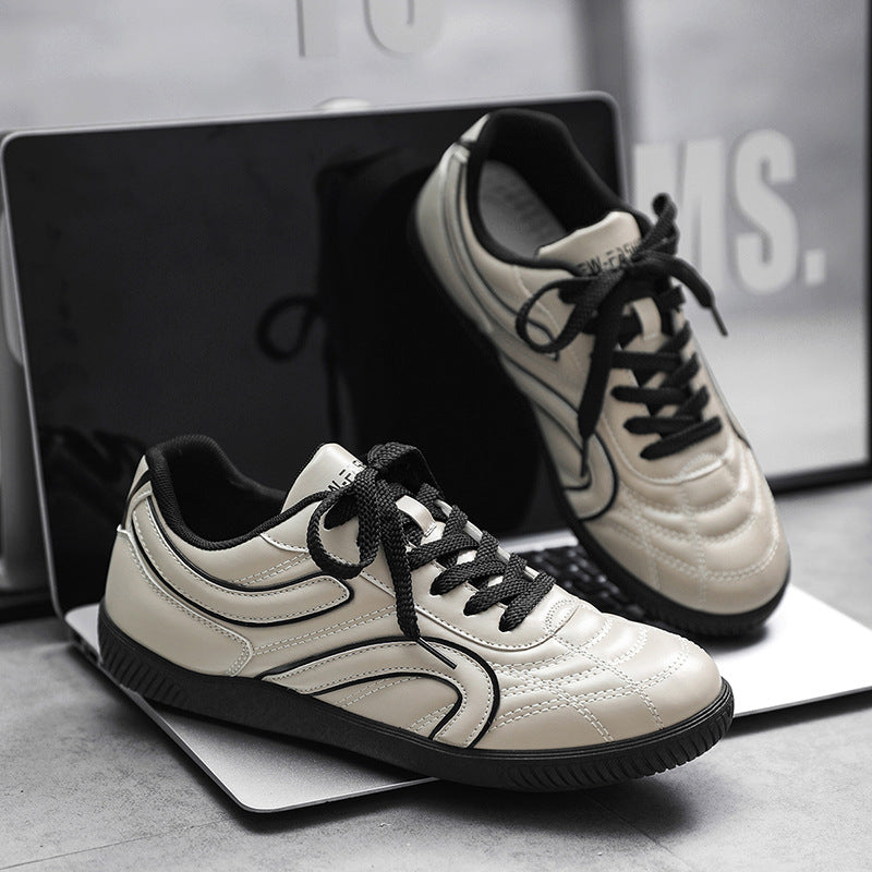 Herren Retro Sneaker mit Schnürung – Freizeitschuhe Low Top