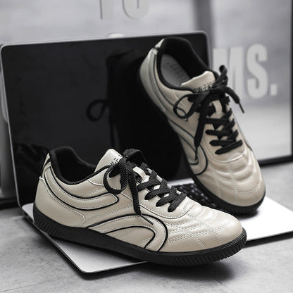 Herren Retro Sneaker mit Schnürung – Freizeitschuhe Low Top