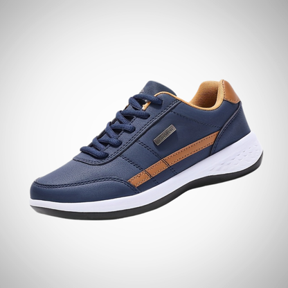Men's Sneakers Made of Breathable Knit with Flexible Sole and Padded Insole
