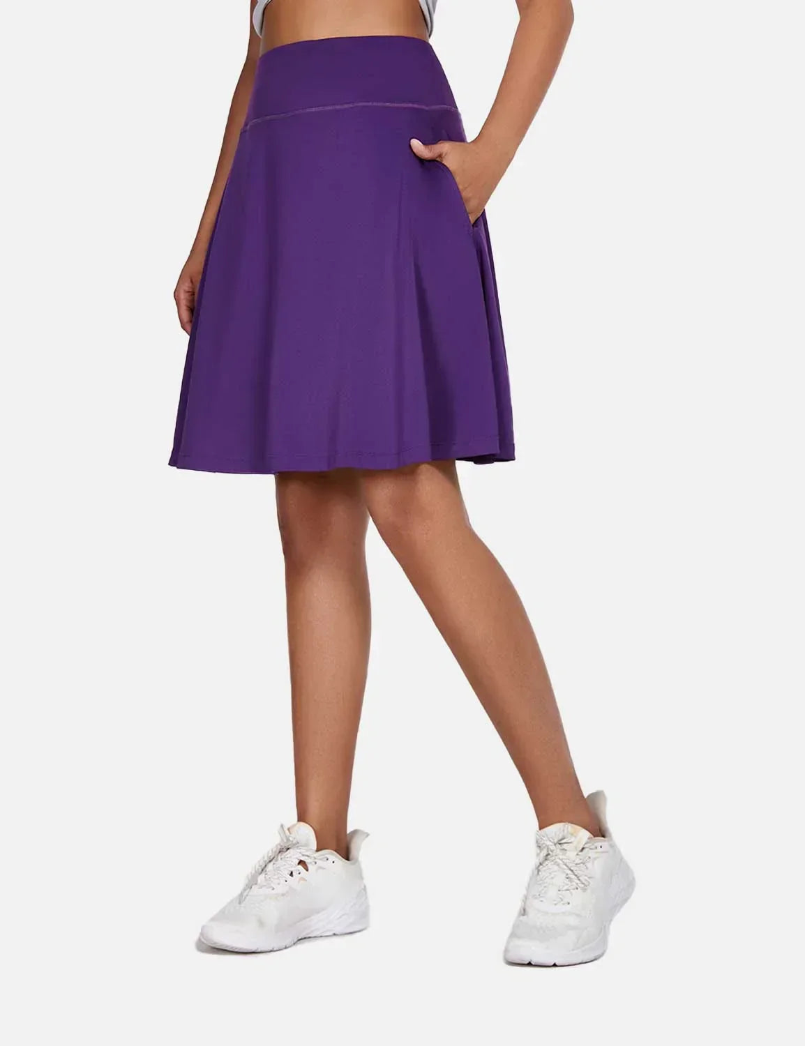 Women's Summer Skirt with UPF50+, High Waist, Pleated Skirt, Integrated Lining and Pockets