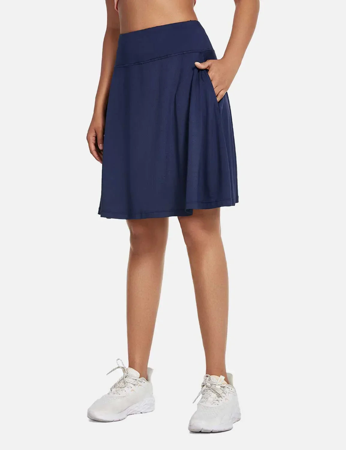Women's Summer Skirt with UPF50+, High Waist, Pleated Skirt, Integrated Lining and Pockets
