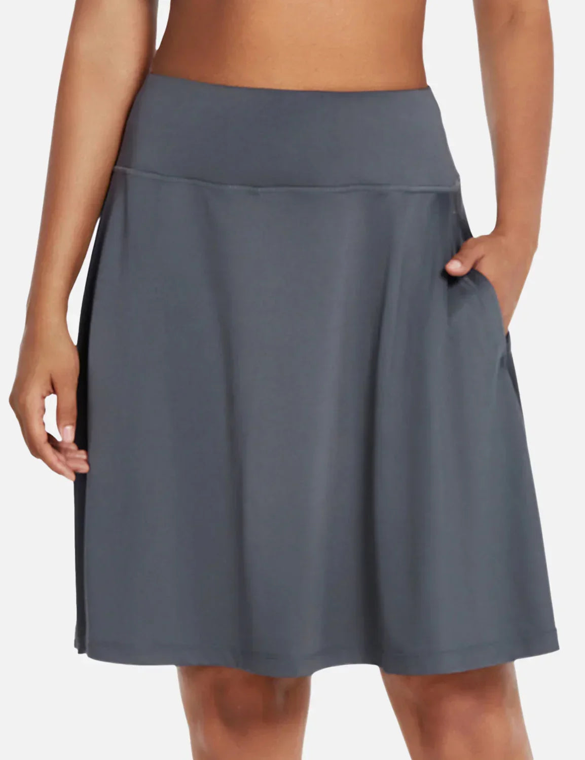 Women's Summer Skirt with UPF50+, High Waist, Pleated Skirt, Integrated Lining and Pockets