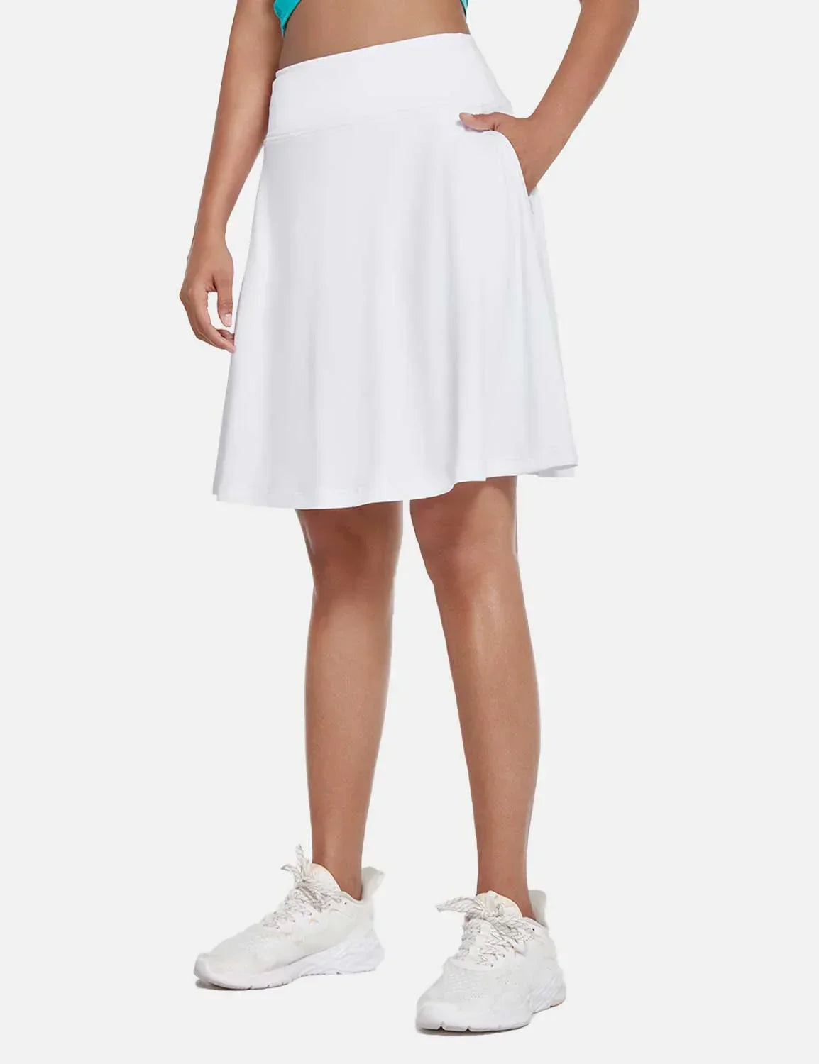 Women's Summer Skirt with UPF50+, High Waist, Pleated Skirt, Integrated Lining and Pockets