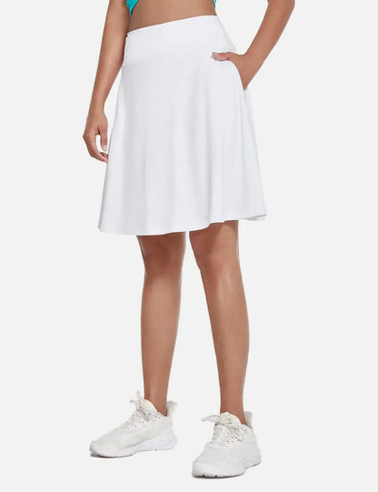 Women's Summer Skirt with UPF50+, High Waist, Pleated Skirt, Integrated Lining and Pockets